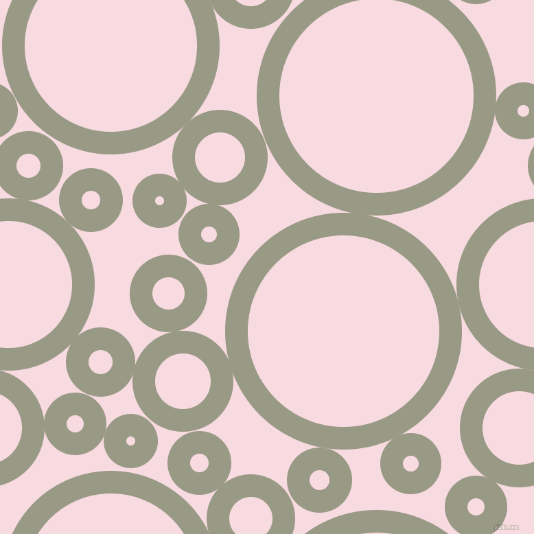 bubbles, circles, sponge, big, medium, small, 33 pixel line width, Lemon Grass and Carousel Pink circles bubbles sponge soap seamless tileable