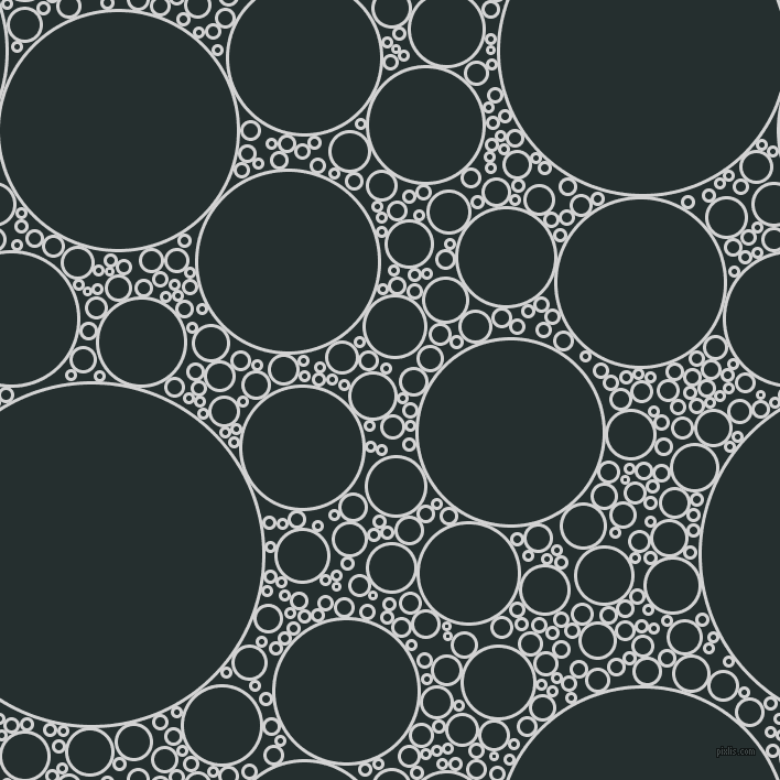 bubbles, circles, sponge, big, medium, small, 3 pixel line width, Light Grey and Swamp circles bubbles sponge soap seamless tileable