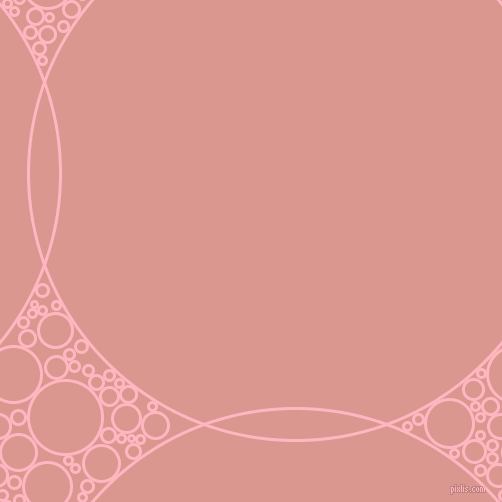 bubbles, circles, sponge, big, medium, small, 3 pixel line width, Light Pink and Petite Orchid circles bubbles sponge soap seamless tileable