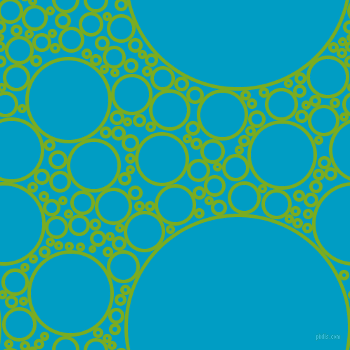 bubbles, circles, sponge, big, medium, small, 5 pixel line width, Lima and Pacific Blue circles bubbles sponge soap seamless tileable