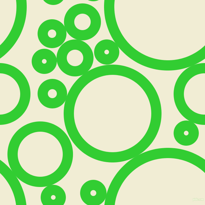 bubbles, circles, sponge, big, medium, small, 33 pixel line width, Lime Green and Rum Swizzle circles bubbles sponge soap seamless tileable