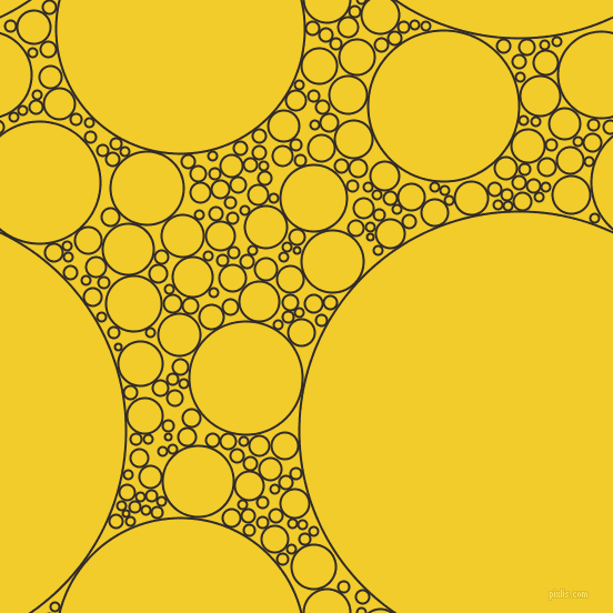 bubbles, circles, sponge, big, medium, small, 2 pixel line width, Livid Brown and Golden Dream circles bubbles sponge soap seamless tileable