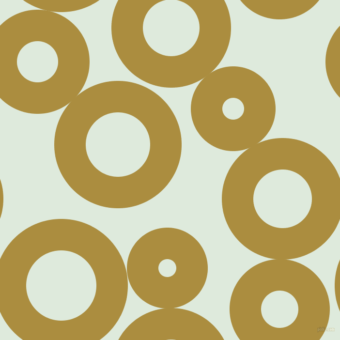bubbles, circles, sponge, big, medium, small, 65 pixel line width, Luxor Gold and Apple Green circles bubbles sponge soap seamless tileable