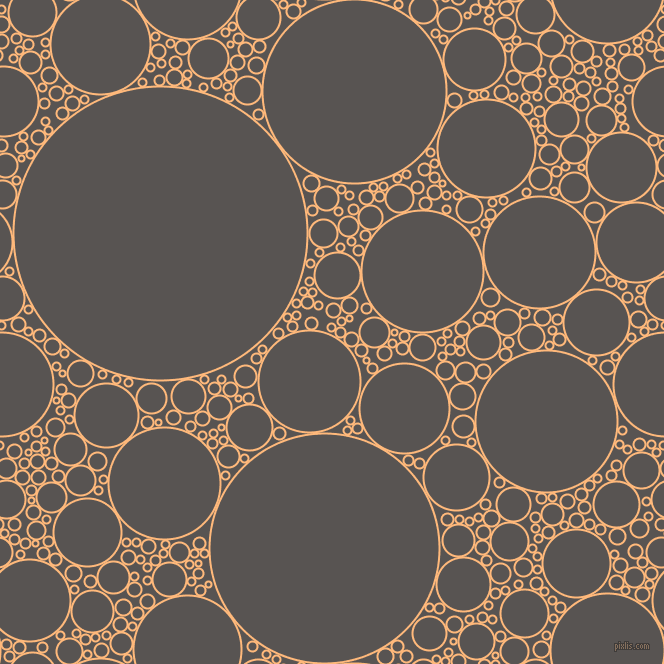 bubbles, circles, sponge, big, medium, small, 2 pixel line width, Macaroni And Cheese and Tundora circles bubbles sponge soap seamless tileable