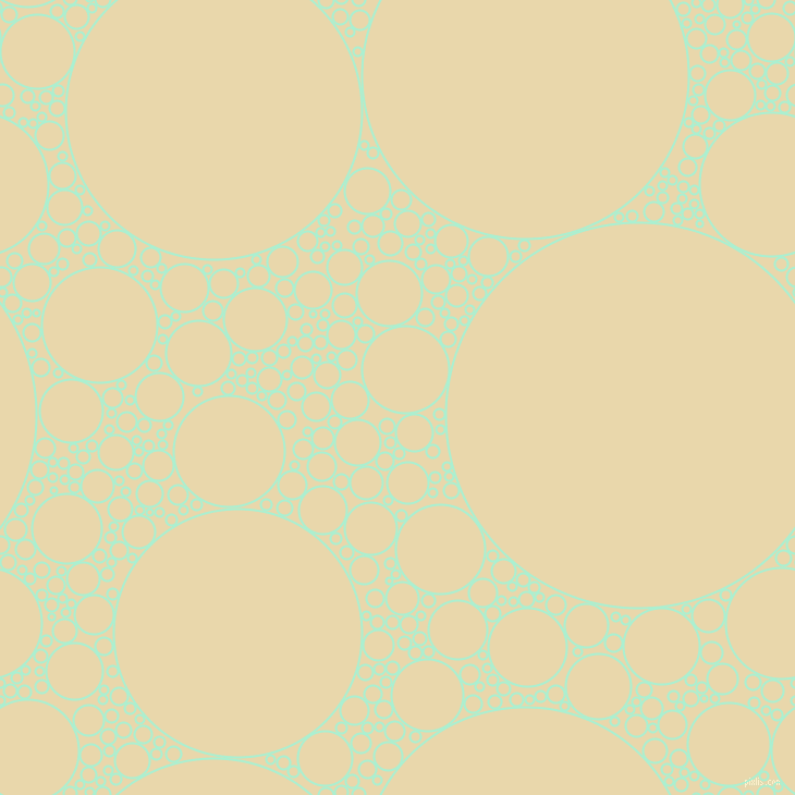 bubbles, circles, sponge, big, medium, small, 2 pixel line width, Magic Mint and Beeswax circles bubbles sponge soap seamless tileable