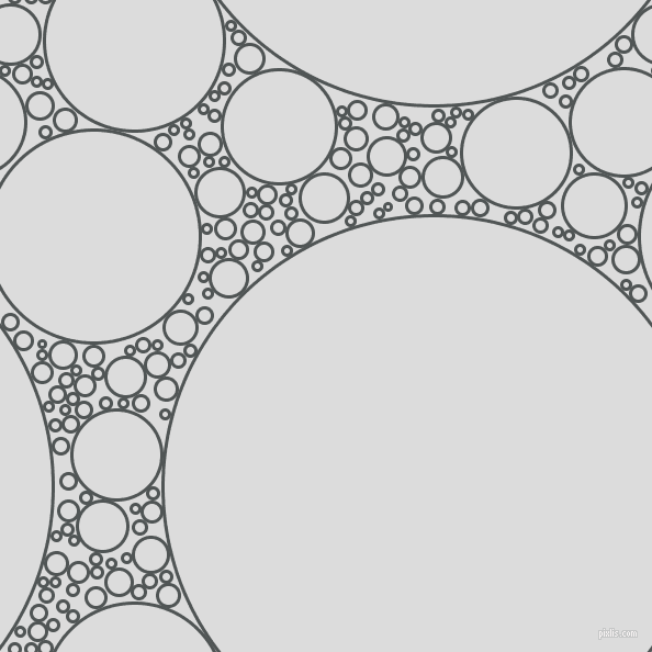bubbles, circles, sponge, big, medium, small, 3 pixel line width, Mako and Gainsboro circles bubbles sponge soap seamless tileable