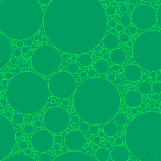 bubbles, circles, sponge, big, medium, small, 2 pixel line width, Malachite and Shamrock Green circles bubbles sponge soap seamless tileable