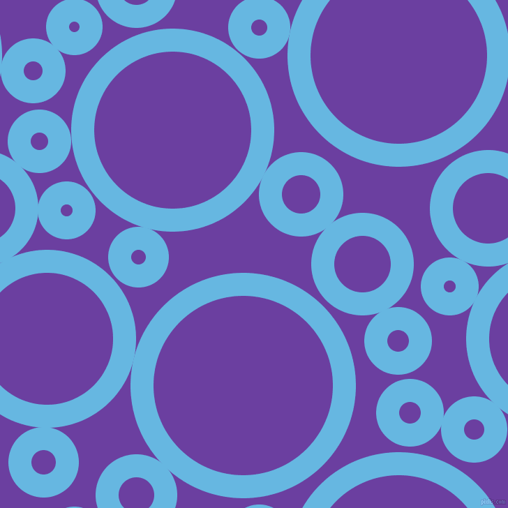 bubbles, circles, sponge, big, medium, small, 33 pixel line width, Malibu and Royal Purple circles bubbles sponge soap seamless tileable