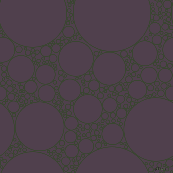 bubbles, circles, sponge, big, medium, small, 3 pixel line width, Mallard and Purple Taupe circles bubbles sponge soap seamless tileable