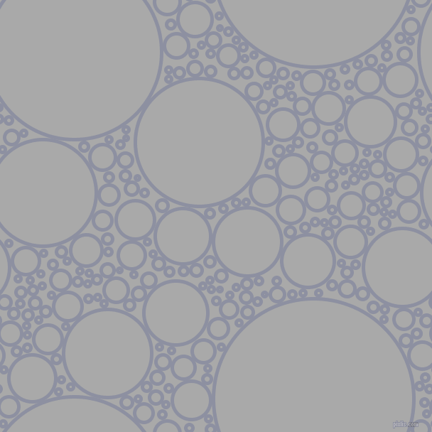 bubbles, circles, sponge, big, medium, small, 5 pixel line width, Manatee and Dark Gray circles bubbles sponge soap seamless tileable