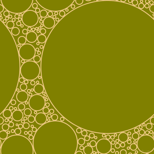 bubbles, circles, sponge, big, medium, small, 3 pixel line width, Marzipan and Olive circles bubbles sponge soap seamless tileable
