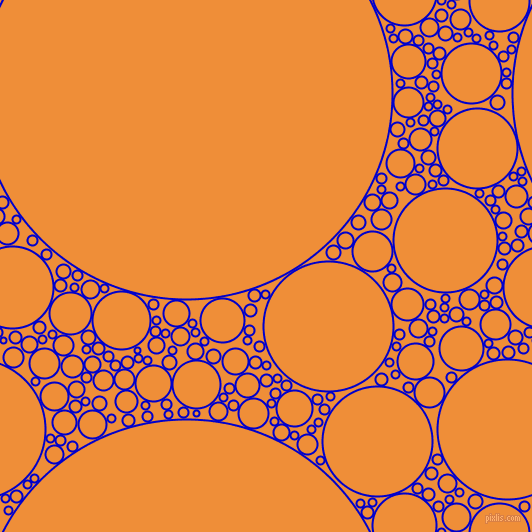 bubbles, circles, sponge, big, medium, small, 2 pixel line width, Medium Blue and Sun circles bubbles sponge soap seamless tileable