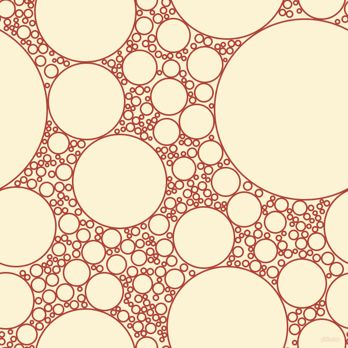 bubbles, circles, sponge, big, medium, small, 3 pixel line width, Medium Carmine and China Ivory circles bubbles sponge soap seamless tileable