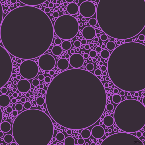 bubbles, circles, sponge, big, medium, small, 3 pixel line width, Medium Orchid and Valentino circles bubbles sponge soap seamless tileable