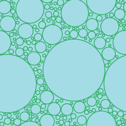 bubbles, circles, sponge, big, medium, small, 3 pixel line width, Medium Sea Green and Charlotte circles bubbles sponge soap seamless tileable