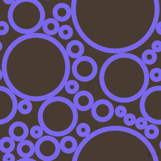 bubbles, circles, sponge, big, medium, small, 17 pixel line width, Medium Slate Blue and Taupe circles bubbles sponge soap seamless tileable