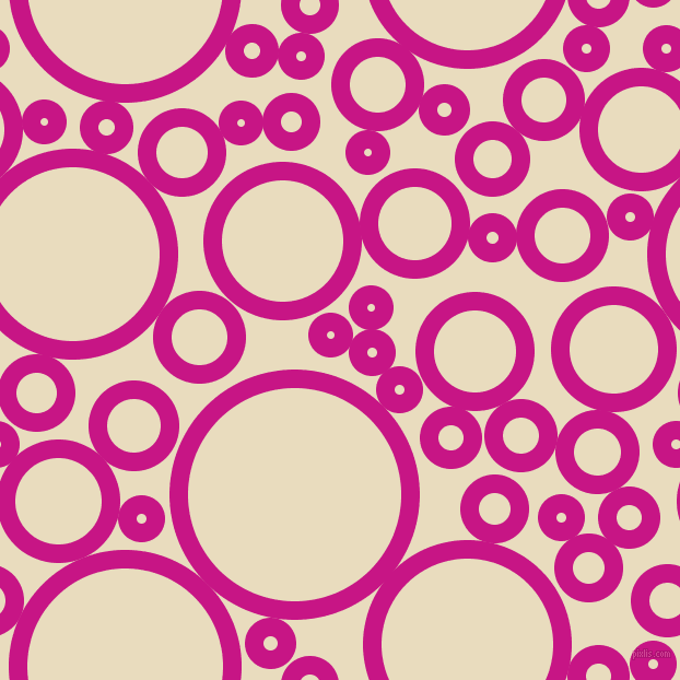 bubbles, circles, sponge, big, medium, small, 17 pixel line width, Medium Violet Red and Double Pearl Lusta circles bubbles sponge soap seamless tileable