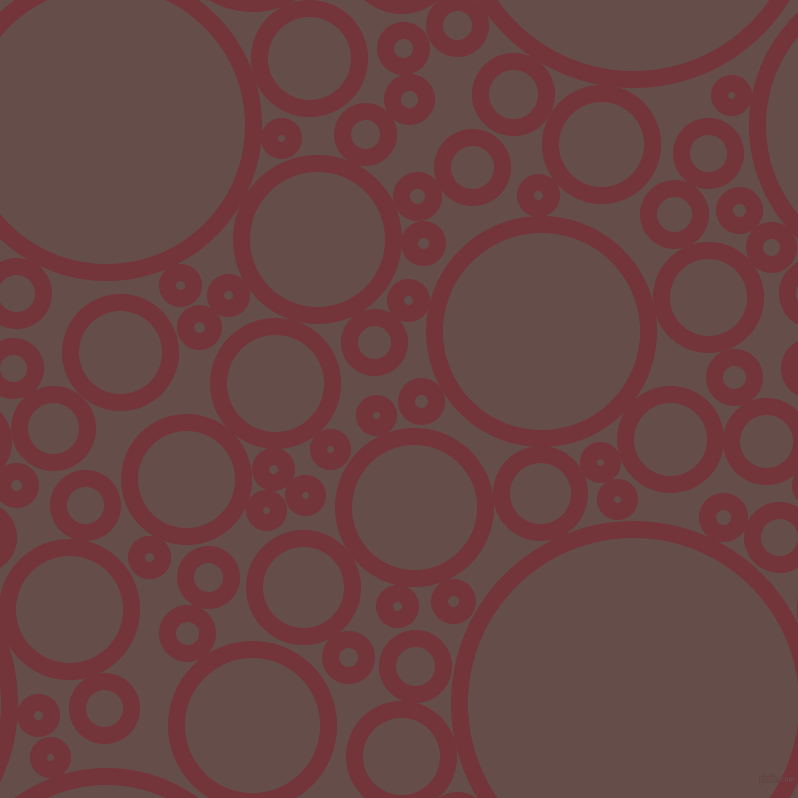 bubbles, circles, sponge, big, medium, small, 17 pixel line width, Merlot and Congo Brown circles bubbles sponge soap seamless tileable