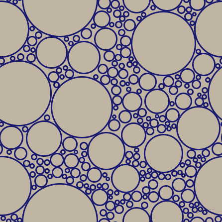 bubbles, circles, sponge, big, medium, small, 3 pixel line width, Midnight Blue and Tea circles bubbles sponge soap seamless tileable