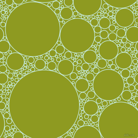 bubbles, circles, sponge, big, medium, small, 2 pixel line width, Mint Tulip and Citron circles bubbles sponge soap seamless tileable