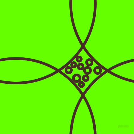 bubbles, circles, sponge, big, medium, small, 9 pixel line width, Morocco Brown and Bright Green circles bubbles sponge soap seamless tileable