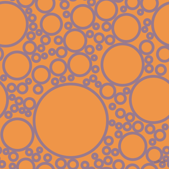 bubbles, circles, sponge, big, medium, small, 9 pixel line width, Mountbatten Pink and Sea Buckthorn circles bubbles sponge soap seamless tileable