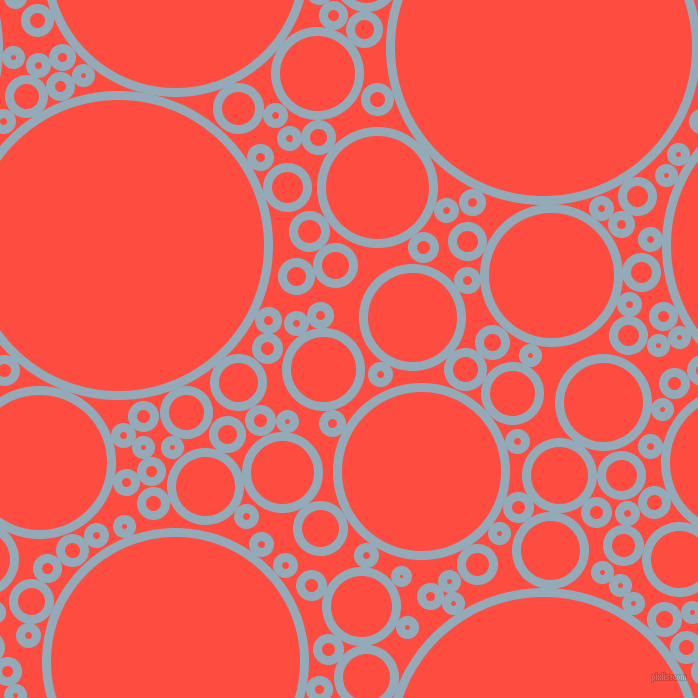 bubbles, circles, sponge, big, medium, small, 9 pixel line width, Nepal and Sunset Orange circles bubbles sponge soap seamless tileable