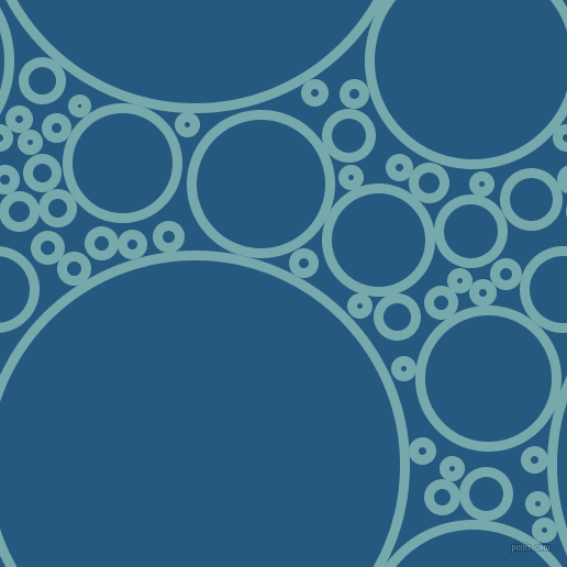 bubbles, circles, sponge, big, medium, small, 9 pixel line width, Neptune and Bahama Blue circles bubbles sponge soap seamless tileable