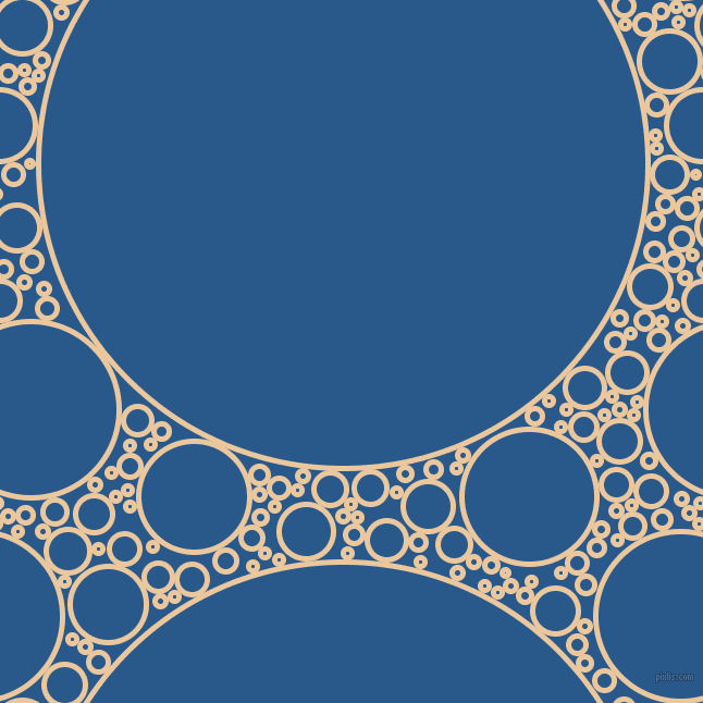 bubbles, circles, sponge, big, medium, small, 5 pixel line width, New Tan and Endeavour circles bubbles sponge soap seamless tileable