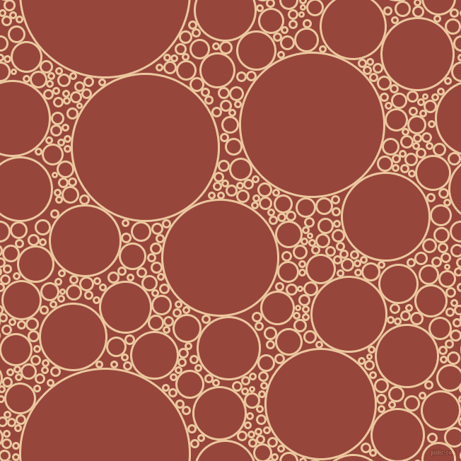 bubbles, circles, sponge, big, medium, small, 3 pixel line width, New Tan and Mojo circles bubbles sponge soap seamless tileable