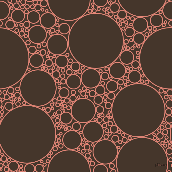 bubbles, circles, sponge, big, medium, small, 3 pixel line width, New York Pink and Dark Rum circles bubbles sponge soap seamless tileable