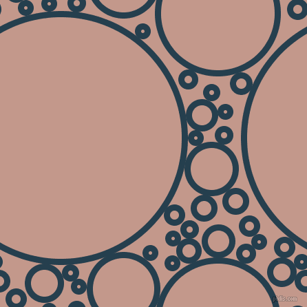bubbles, circles, sponge, big, medium, small, 9 pixel line width, Nile Blue and Quicksand circles bubbles sponge soap seamless tileable