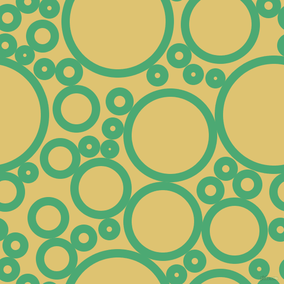 bubbles, circles, sponge, big, medium, small, 17 pixel line width, Ocean Green and Chenin circles bubbles sponge soap seamless tileable