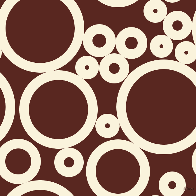 bubbles, circles, sponge, big, medium, small, 33 pixel line width, Off Yellow and Caput Mortuum circles bubbles sponge soap seamless tileable