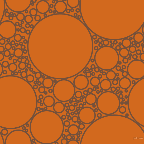 bubbles, circles, sponge, big, medium, small, 5 pixel line width, Old Copper and Chocolate circles bubbles sponge soap seamless tileable