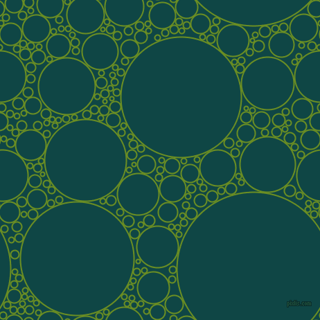 bubbles, circles, sponge, big, medium, small, 2 pixel line width, Olive Drab and Cyprus circles bubbles sponge soap seamless tileable
