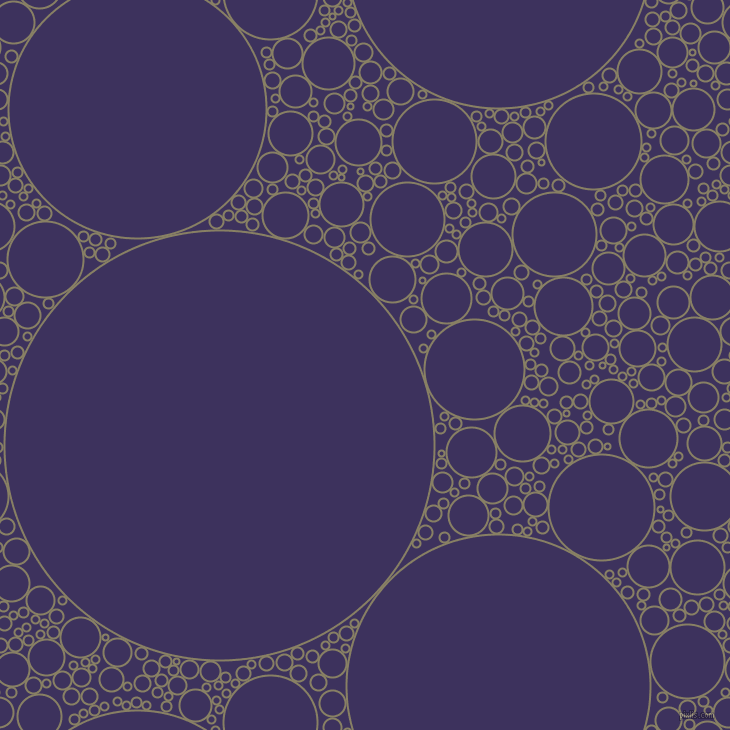 bubbles, circles, sponge, big, medium, small, 2 pixel line width, Olive Haze and Jacarta circles bubbles sponge soap seamless tileable