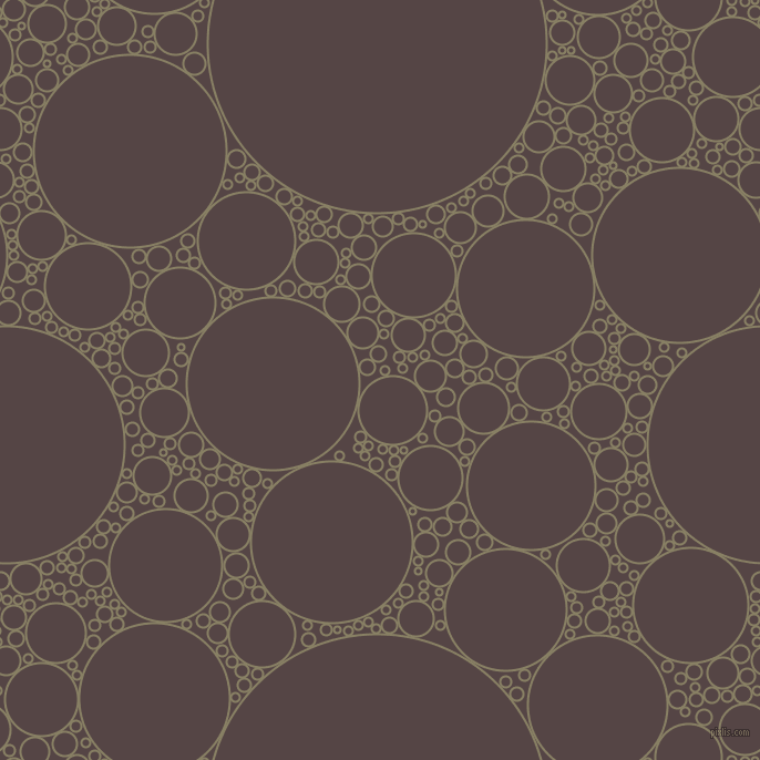 bubbles, circles, sponge, big, medium, small, 2 pixel line width, Olive Haze and Woody Brown circles bubbles sponge soap seamless tileable