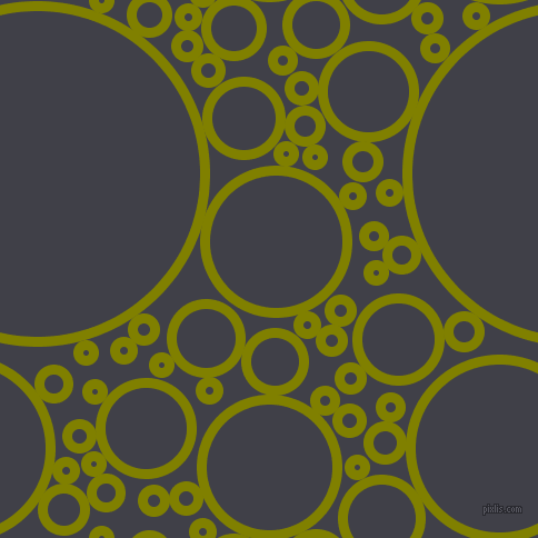 bubbles, circles, sponge, big, medium, small, 9 pixel line width, Olive and Payne