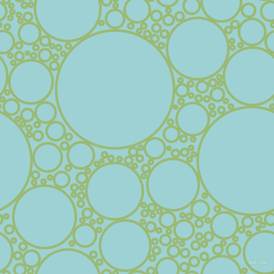 bubbles, circles, sponge, big, medium, small, 5 pixel line width, Olivine and Morning Glory circles bubbles sponge soap seamless tileable