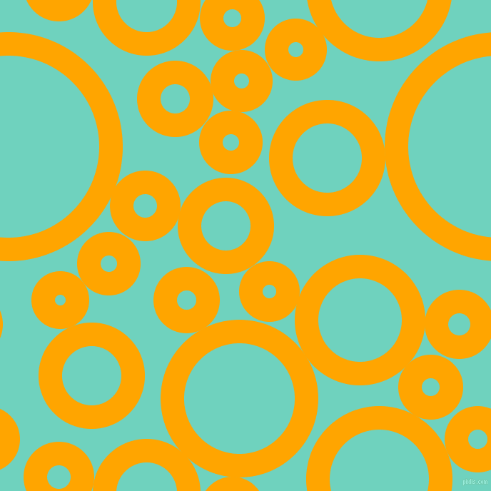 bubbles, circles, sponge, big, medium, small, 33 pixel line width, Orange and Downy circles bubbles sponge soap seamless tileable