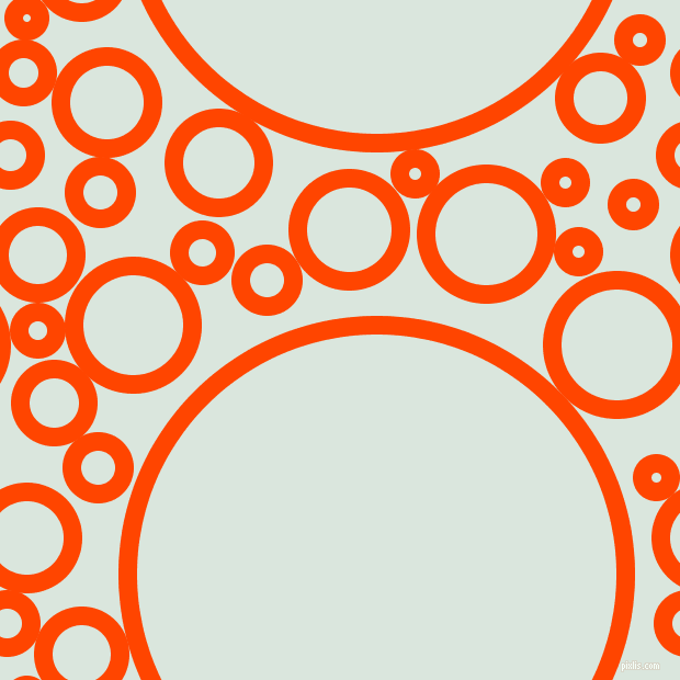 bubbles, circles, sponge, big, medium, small, 17 pixel line width, Orange Red and Swans Down circles bubbles sponge soap seamless tileable