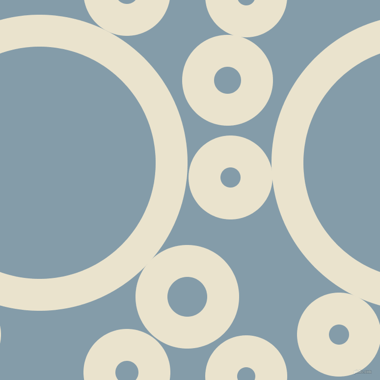 bubbles, circles, sponge, big, medium, small, 65 pixel line width, Orange White and Bali Hai circles bubbles sponge soap seamless tileable