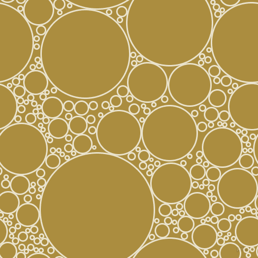bubbles, circles, sponge, big, medium, small, 3 pixel line width, Orange White and Luxor Gold circles bubbles sponge soap seamless tileable