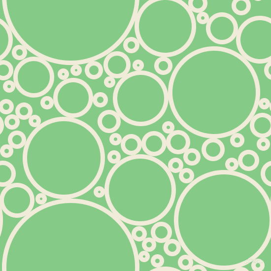 bubbles, circles, sponge, big, medium, small, 9 pixel line width, Orchid White and De York circles bubbles sponge soap seamless tileable