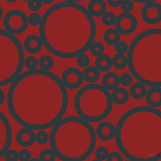 bubbles, circles, sponge, big, medium, small, 17 pixel line width, Outer Space and Mandarian Orange circles bubbles sponge soap seamless tileable