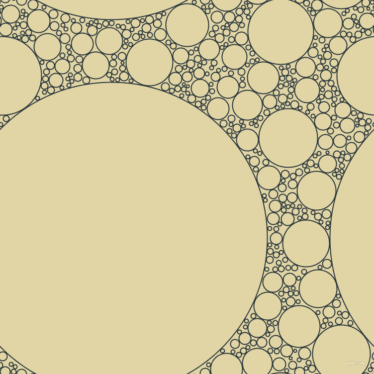 bubbles, circles, sponge, big, medium, small, 2 pixel line width, Oxford Blue and Sapling circles bubbles sponge soap seamless tileable