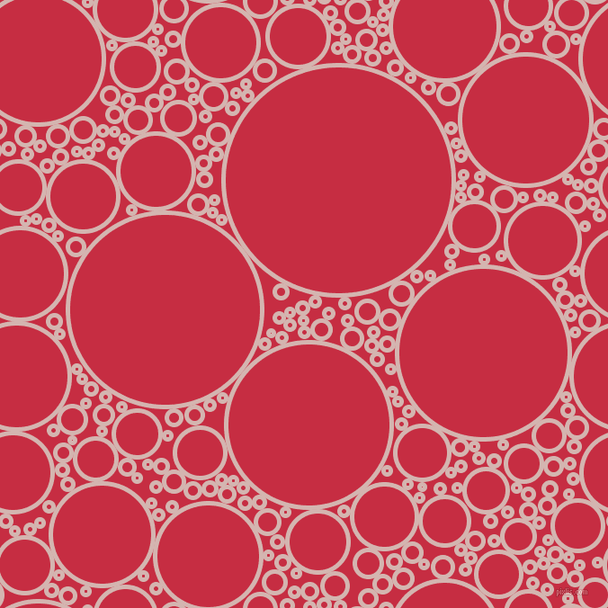 bubbles, circles, sponge, big, medium, small, 5 pixel line width, Oyster Pink and Brick Red circles bubbles sponge soap seamless tileable