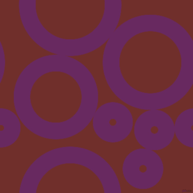 bubbles, circles, sponge, big, medium, small, 65 pixel line width, Palatinate Purple and Auburn circles bubbles sponge soap seamless tileable
