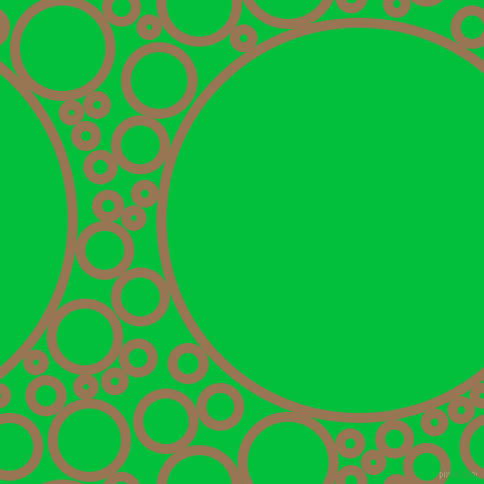 bubbles, circles, sponge, big, medium, small, 9 pixel line width, Pale Brown and Dark Pastel Green circles bubbles sponge soap seamless tileable